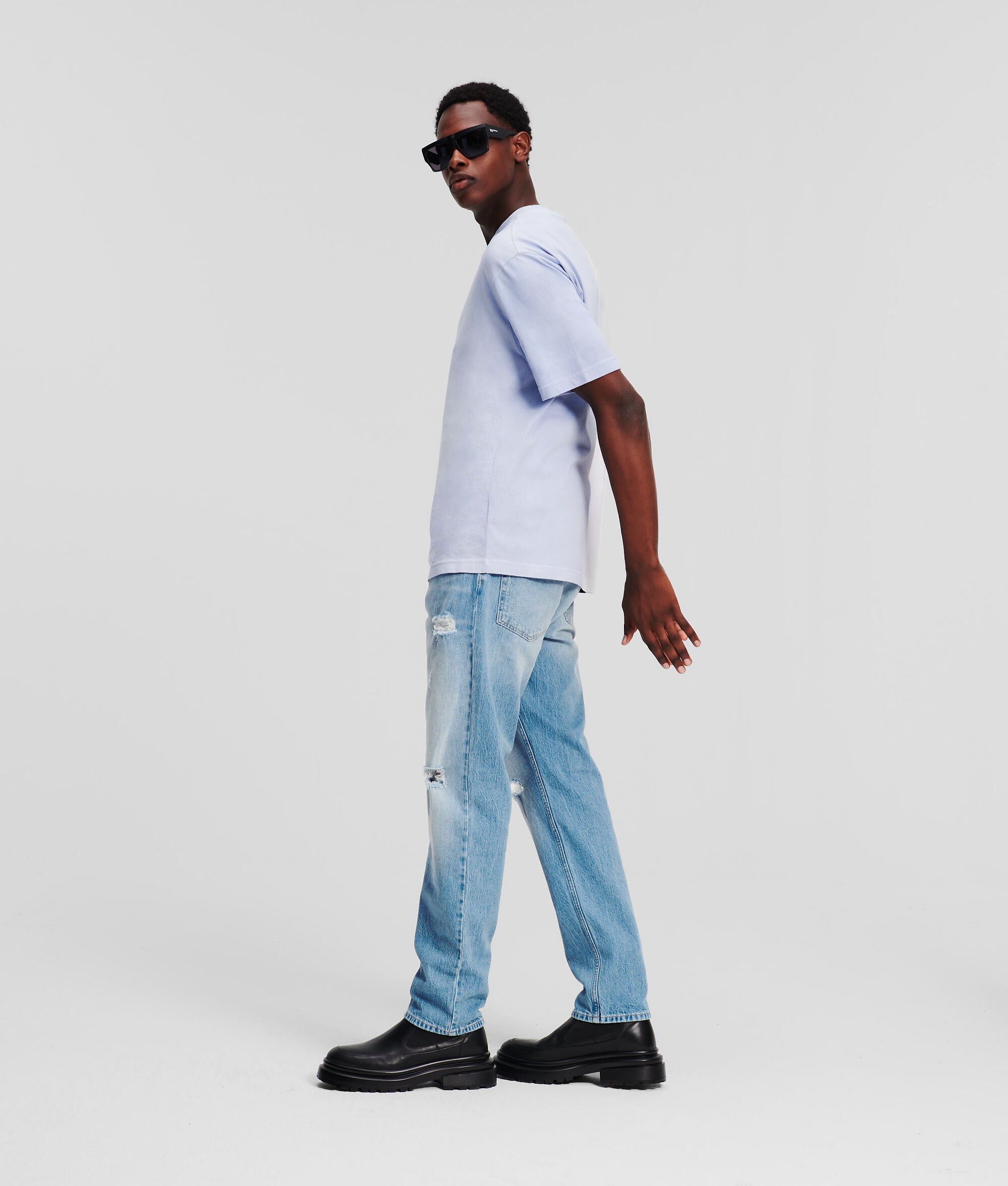 (image for) Fragrant KLJ Distressed Tapered Jeans